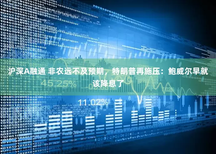 沪深A融通 非农远不及预期，特朗普再施压：鲍威尔早就该降息了