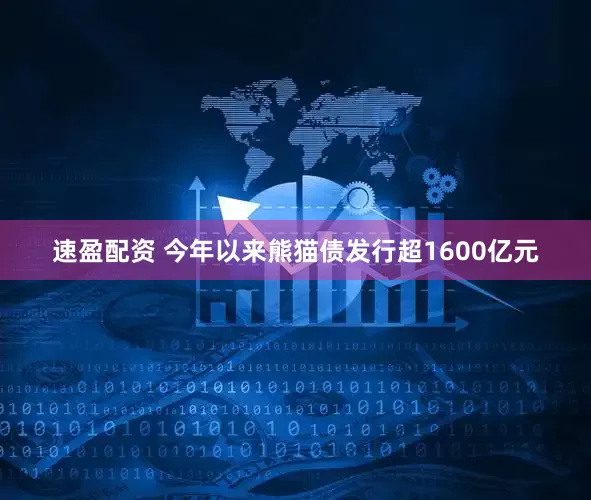 速盈配资 今年以来熊猫债发行超1600亿元